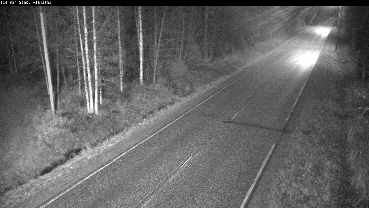 Weather Camera Image Väg 924 Simo, Alaniemi, Simo, Lappi