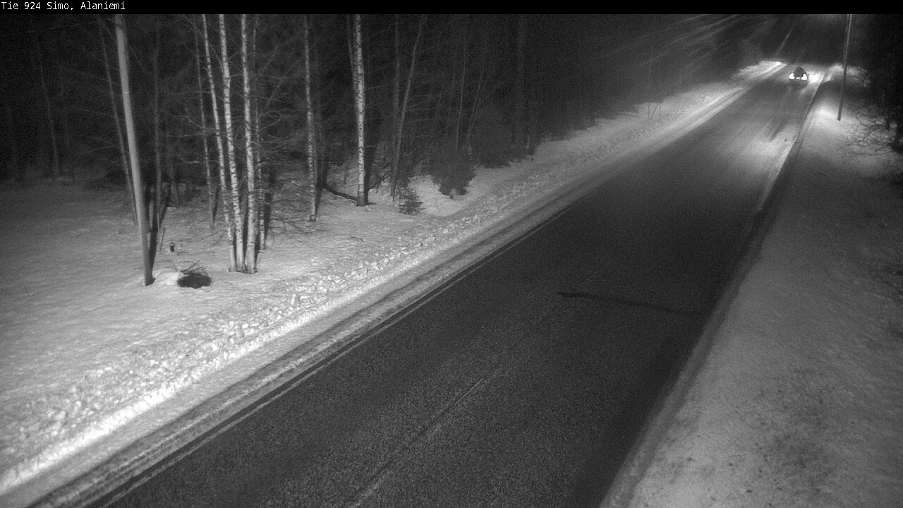 Kelikamerat Kuva Tie 924 Simo, Alaniemi, Simo, Lappi
