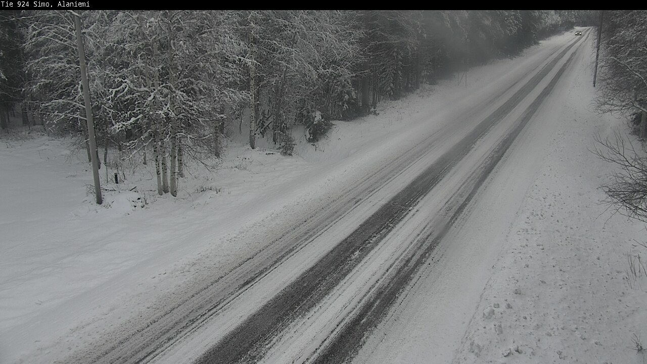 Weather Camera Image Väg 924 Simo, Alaniemi, Simo, Lappi