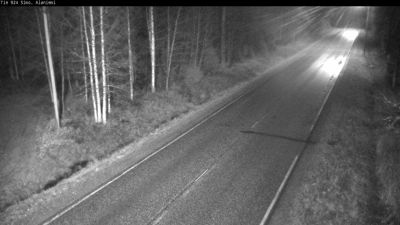 Kelikamerat Kuva Tie 924 Simo, Alaniemi, Simo, Lappi