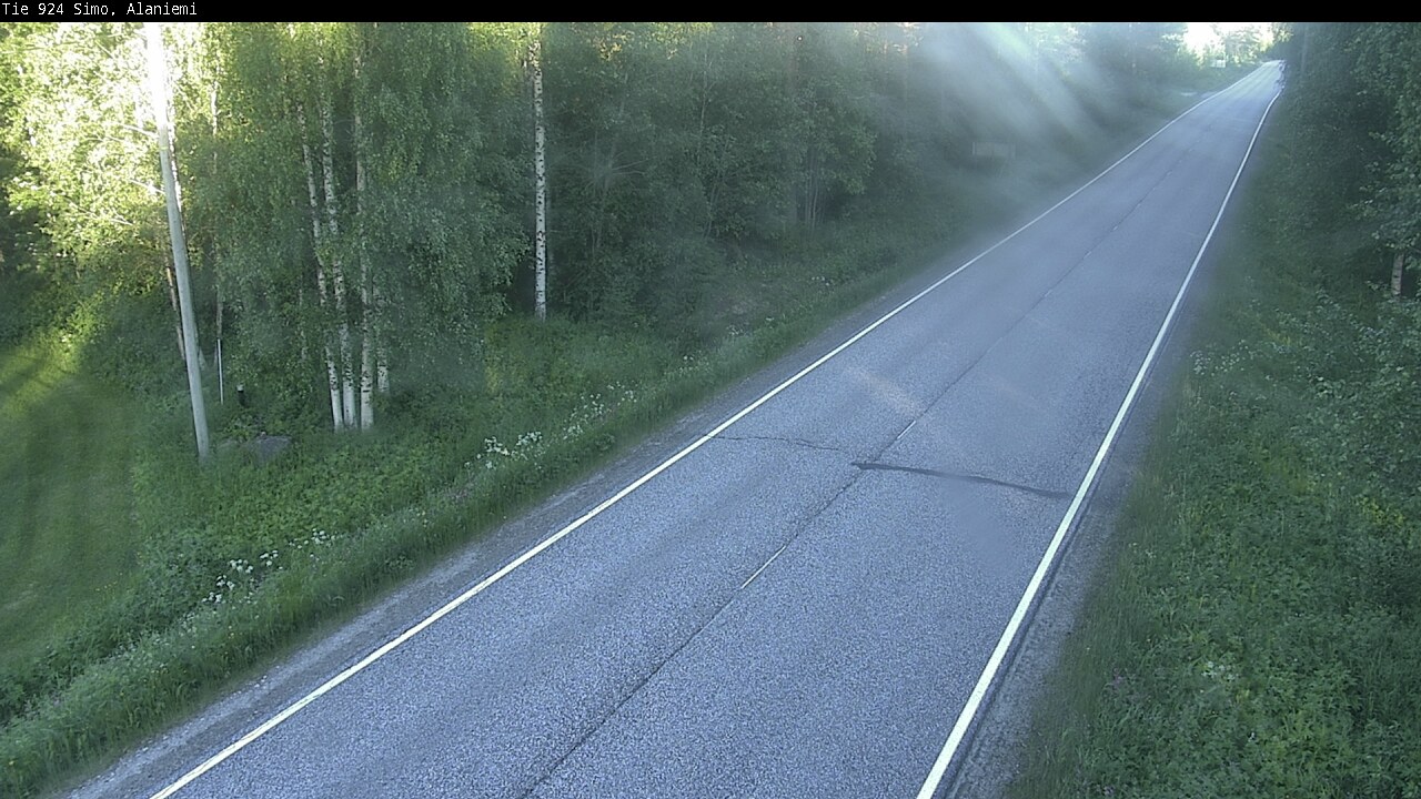 Weather Camera Image Väg 924 Simo, Alaniemi, Simo, Lappi