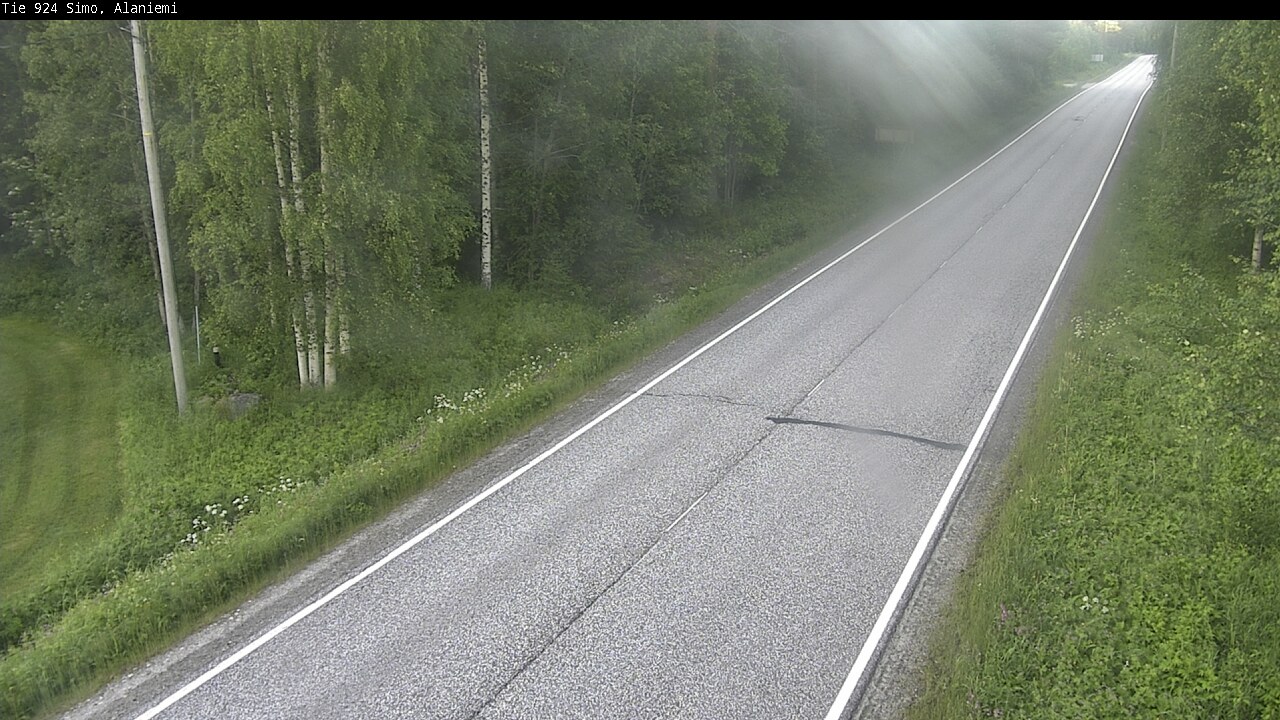 Weather Camera Image Väg 924 Simo, Alaniemi, Simo, Lappi