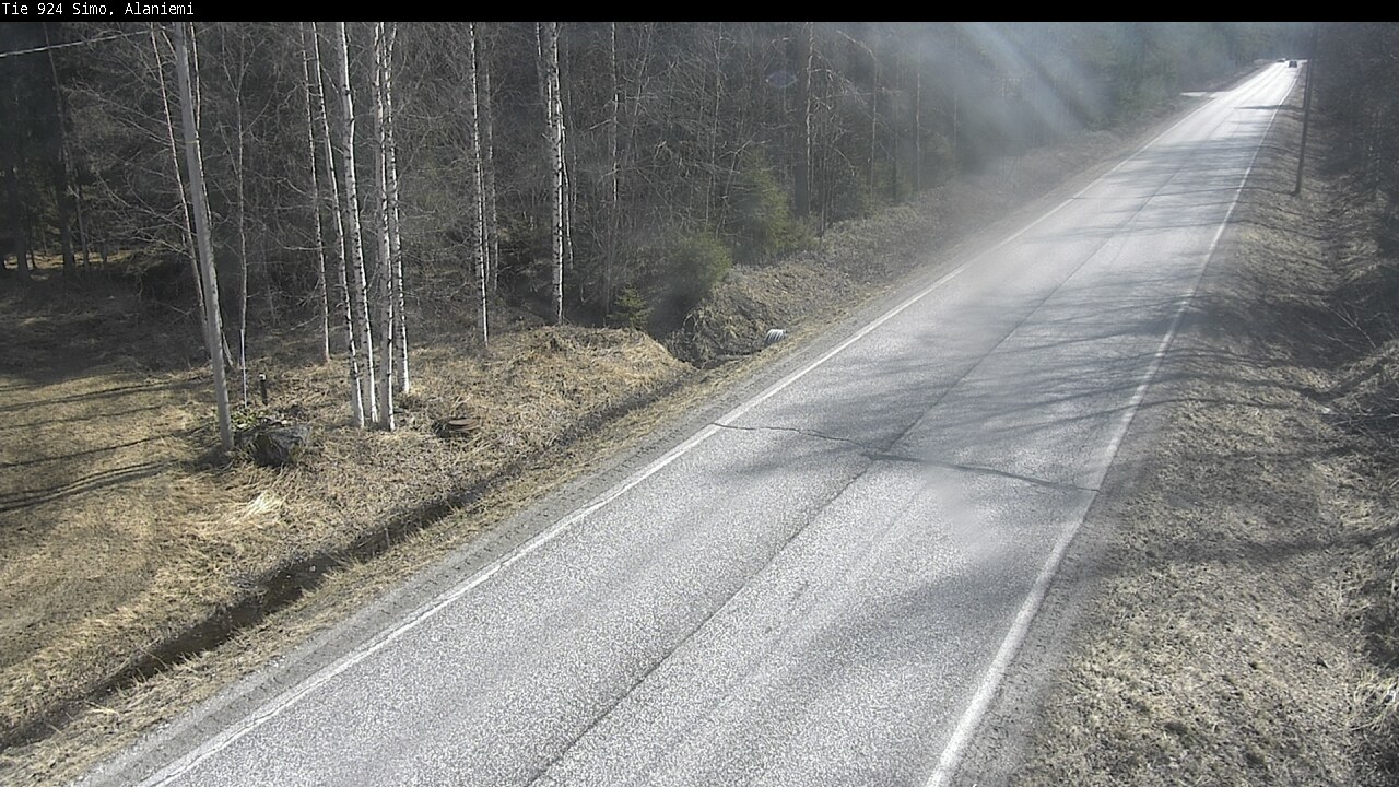 Weather Camera Image Väg 924 Simo, Alaniemi, Simo, Lappi