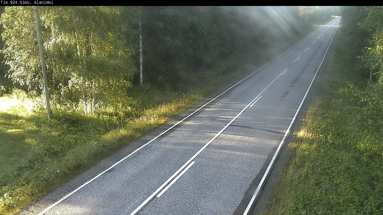 Weather Camera Image Road 924 Simo, Alaniemi, Simo, Lappi