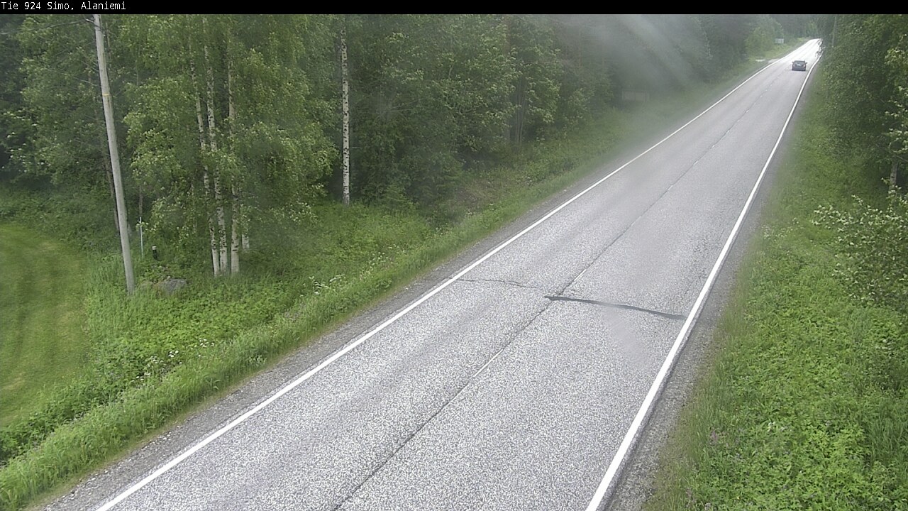 Kelikamerat Kuva Tie 924 Simo, Alaniemi, Simo, Lappi