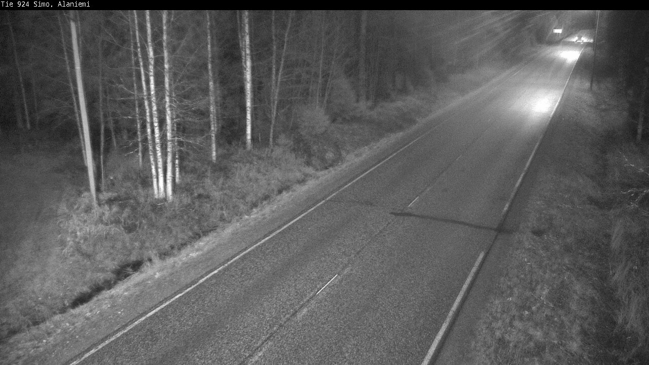 Kelikamerat Kuva Tie 924 Simo, Alaniemi, Simo, Lappi