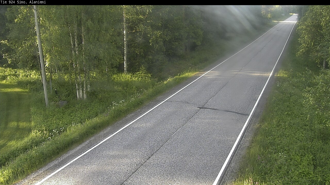 Weather Camera Image Väg 924 Simo, Alaniemi, Simo, Lappi