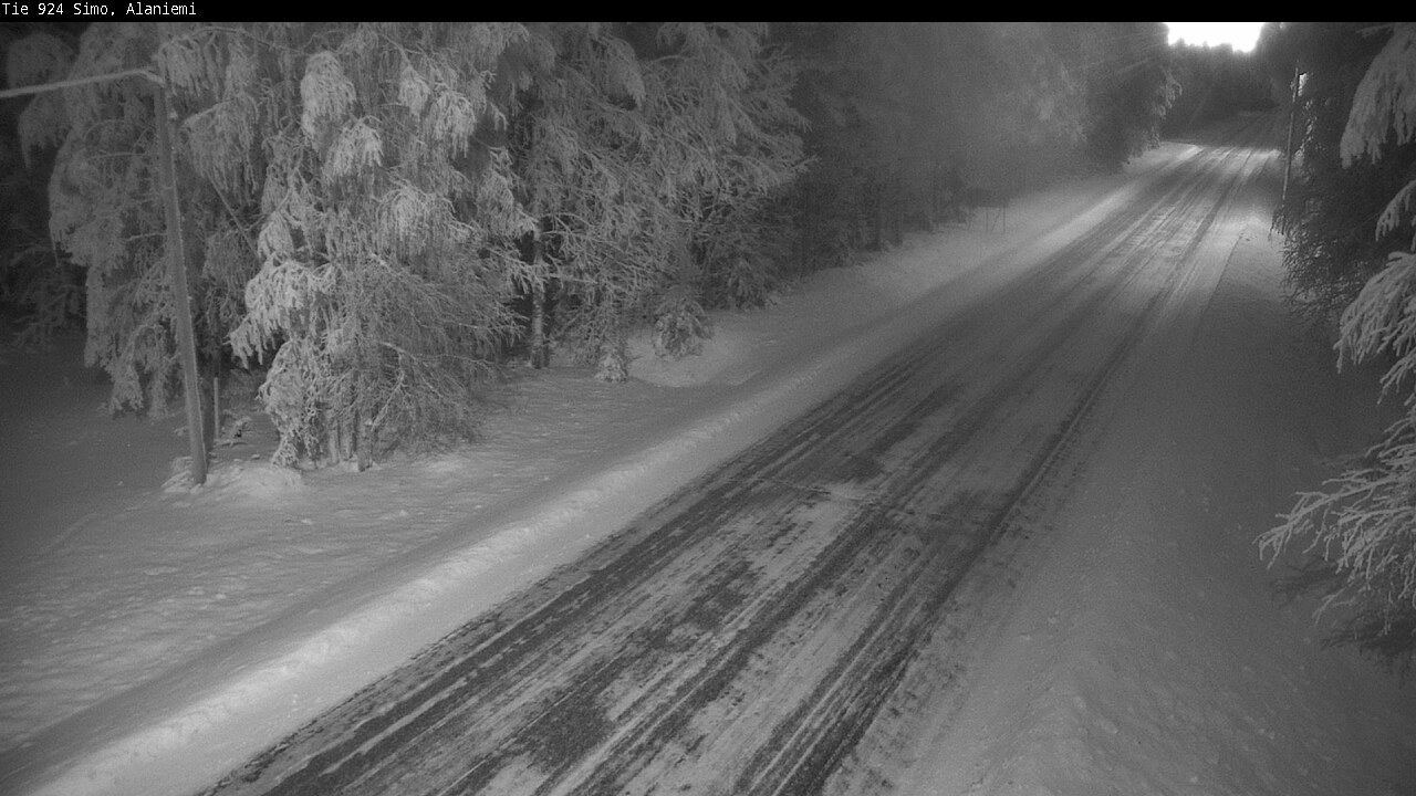 Kelikamerat Kuva Tie 924 Simo, Alaniemi, Simo, Lappi