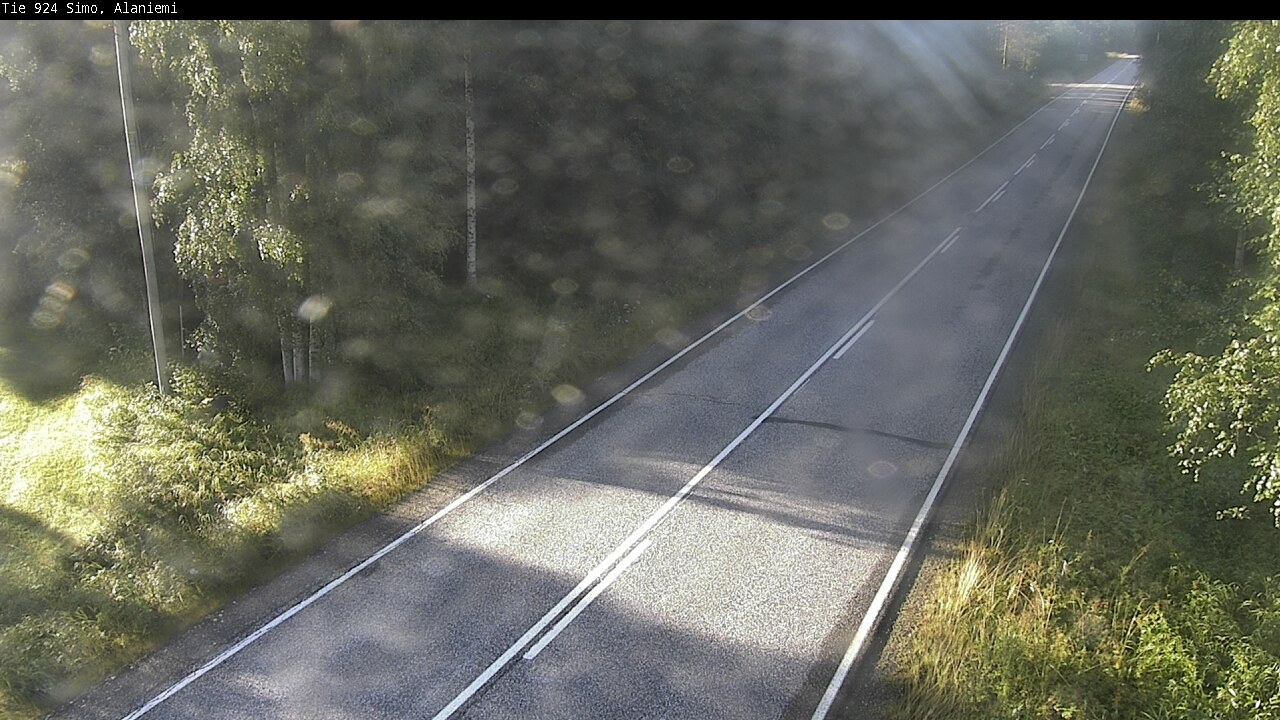 Weather Camera Image Road 924 Simo, Alaniemi, Simo, Lappi