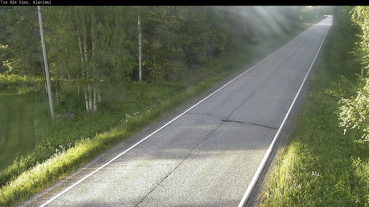Weather Camera Image Väg 924 Simo, Alaniemi, Simo, Lappi