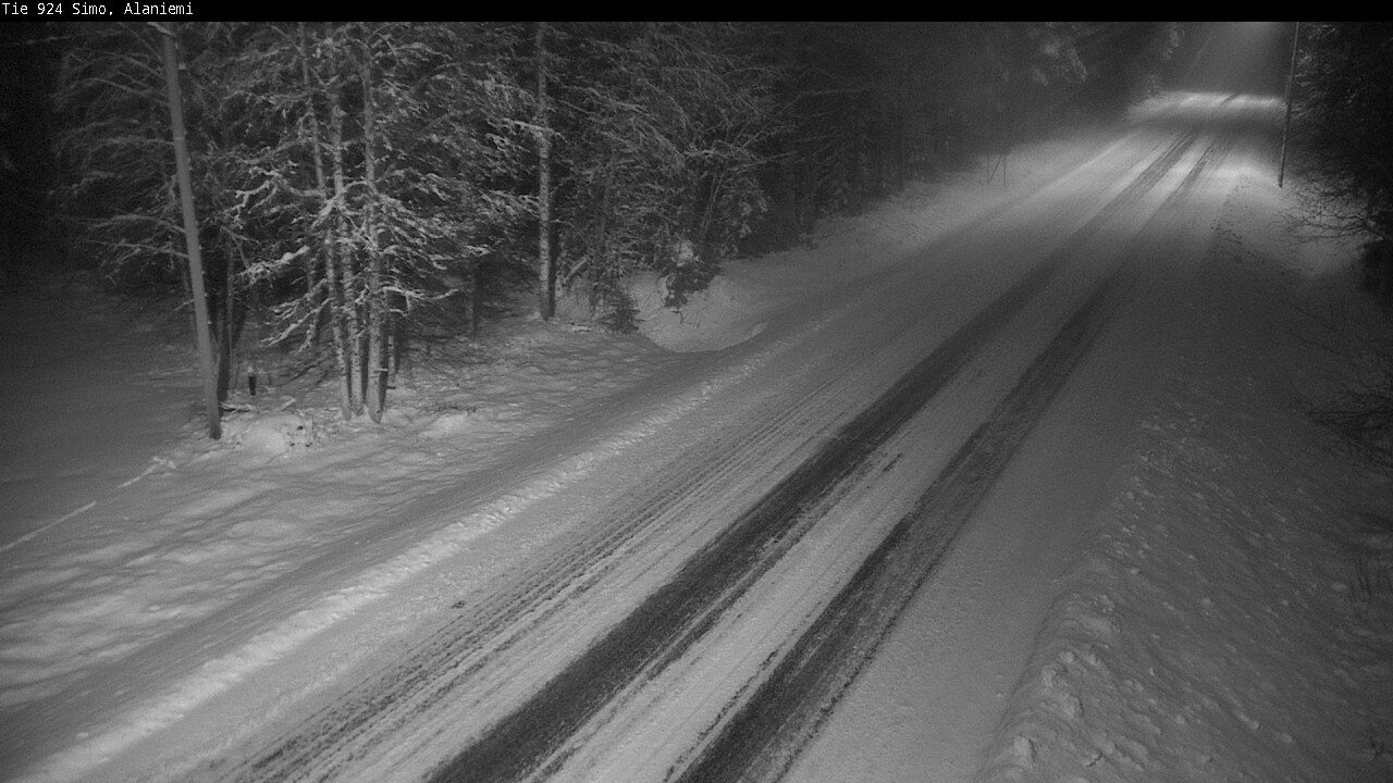 Weather Camera Image Väg 924 Simo, Alaniemi, Simo, Lappi