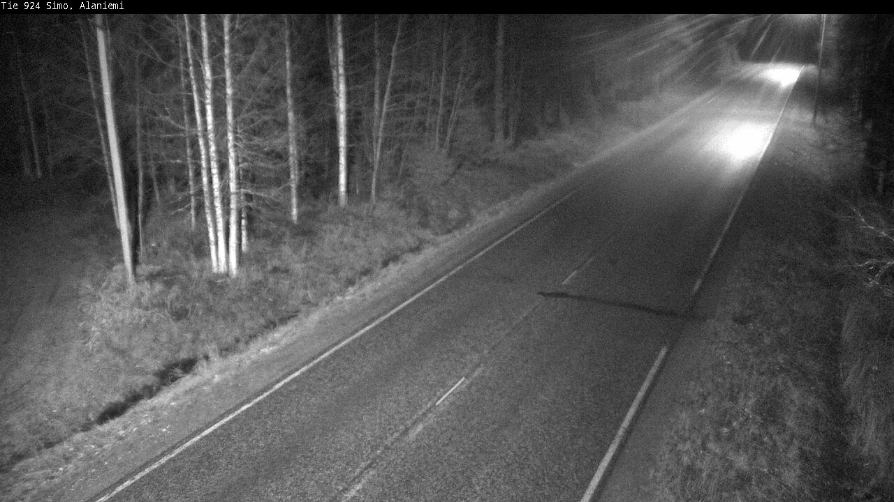 Kelikamerat Kuva Tie 924 Simo, Alaniemi, Simo, Lappi