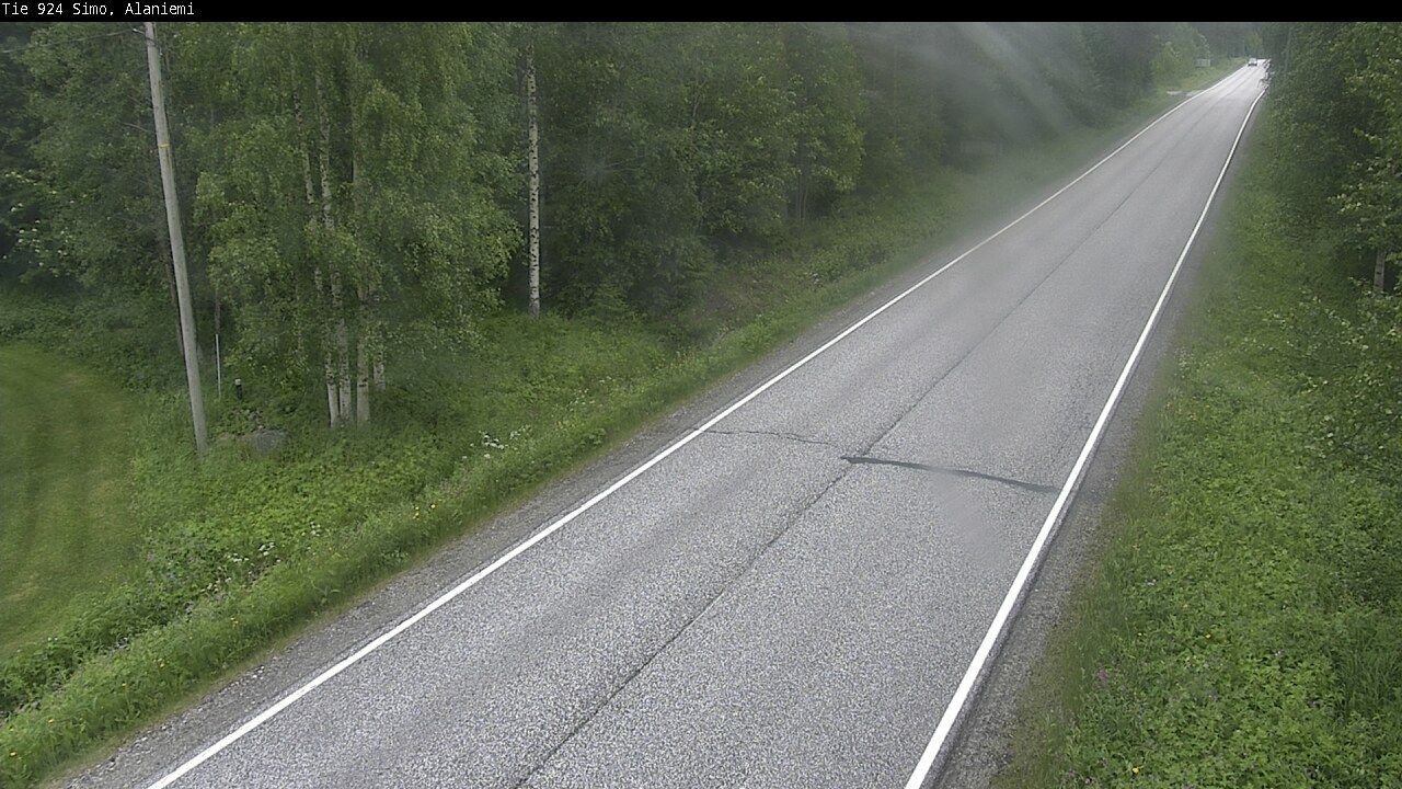 Kelikamerat Kuva Tie 924 Simo, Alaniemi, Simo, Lappi