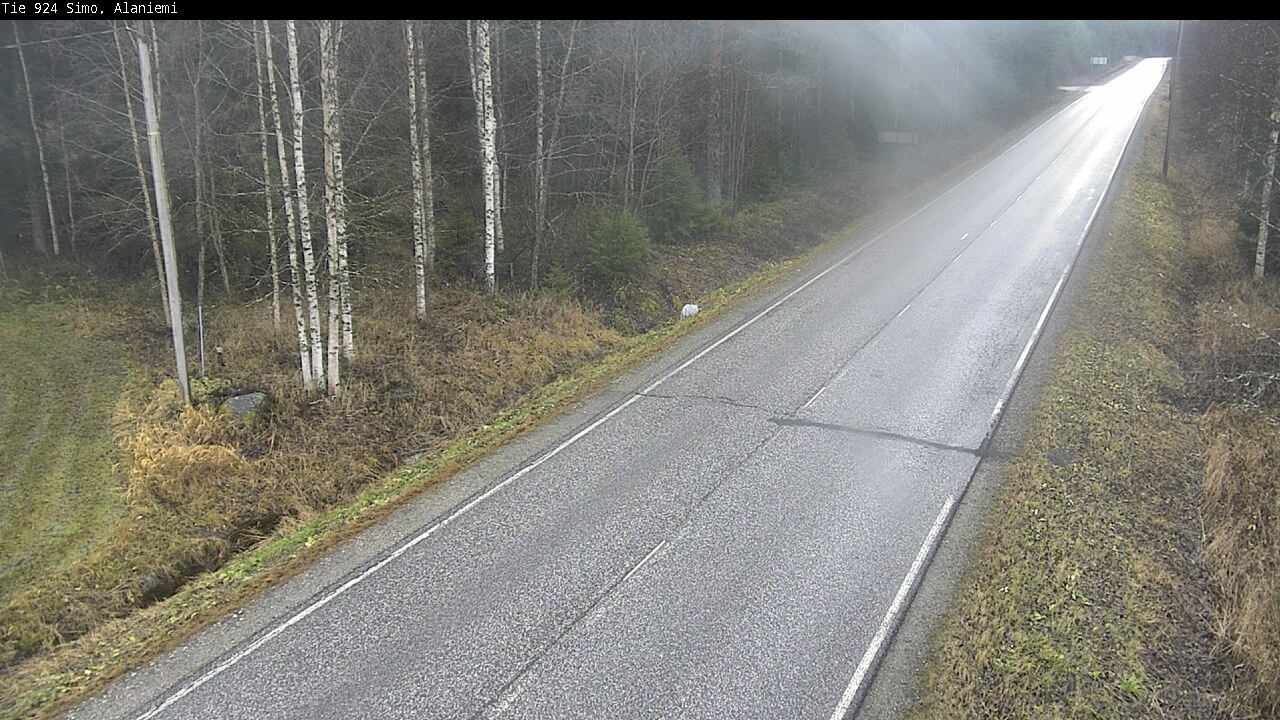 Kelikamerat Kuva Tie 924 Simo, Alaniemi, Simo, Lappi