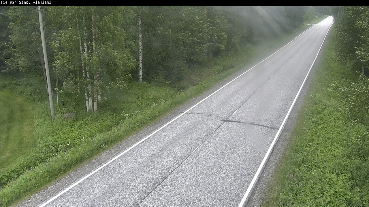 Weather Camera Image Road 924 Simo, Alaniemi, Simo, Lappi