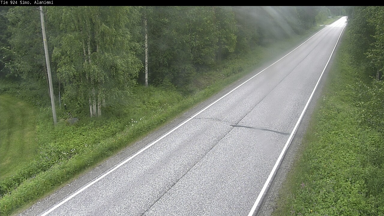 Kelikamerat Kuva Tie 924 Simo, Alaniemi, Simo, Lappi