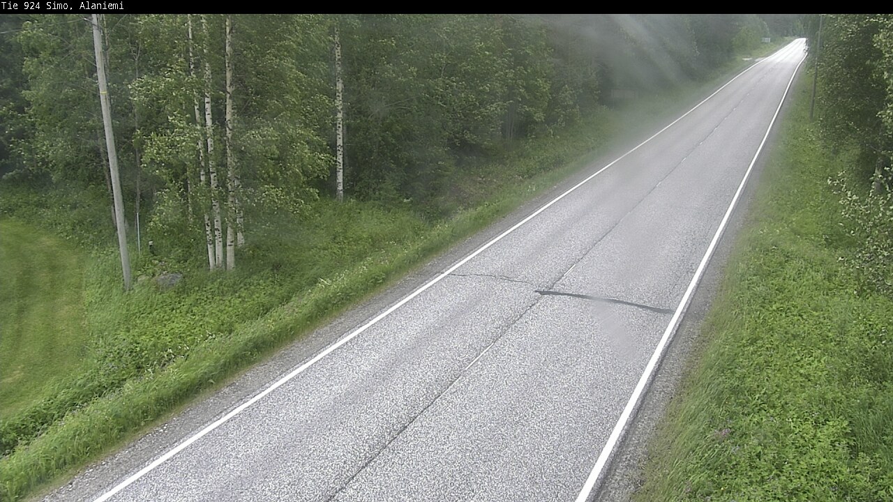 Weather Camera Image Väg 924 Simo, Alaniemi, Simo, Lappi