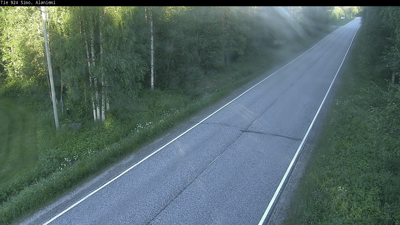 Weather Camera Image Väg 924 Simo, Alaniemi, Simo, Lappi