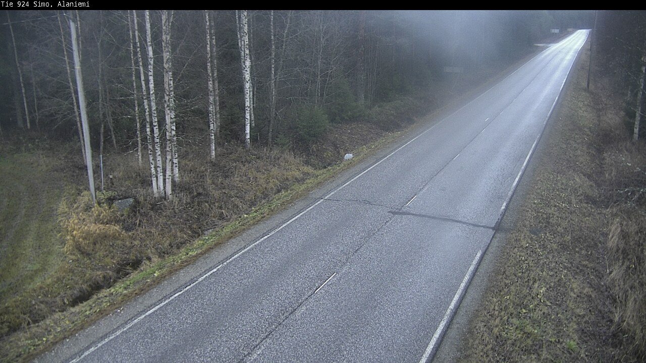 Kelikamerat Kuva Tie 924 Simo, Alaniemi, Simo, Lappi