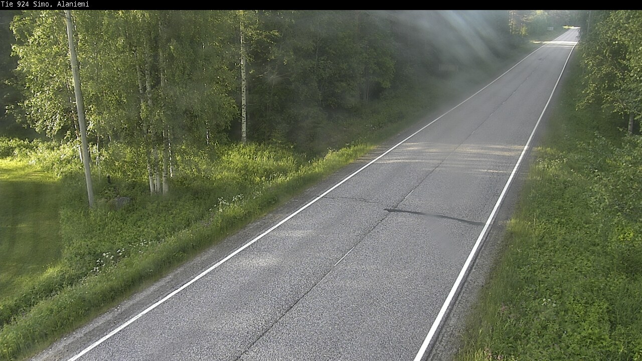 Weather Camera Image Väg 924 Simo, Alaniemi, Simo, Lappi