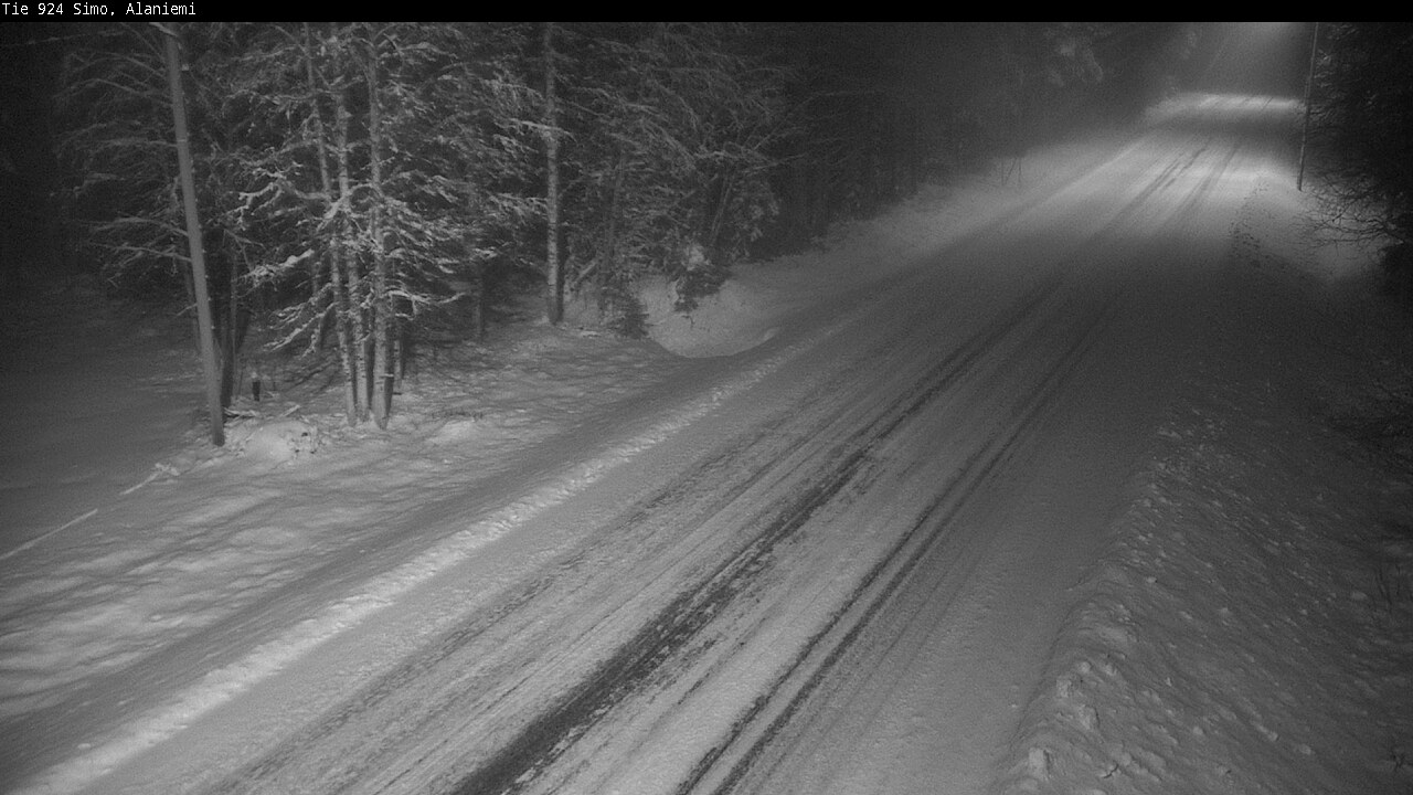 Weather Camera Image Väg 924 Simo, Alaniemi, Simo, Lappi
