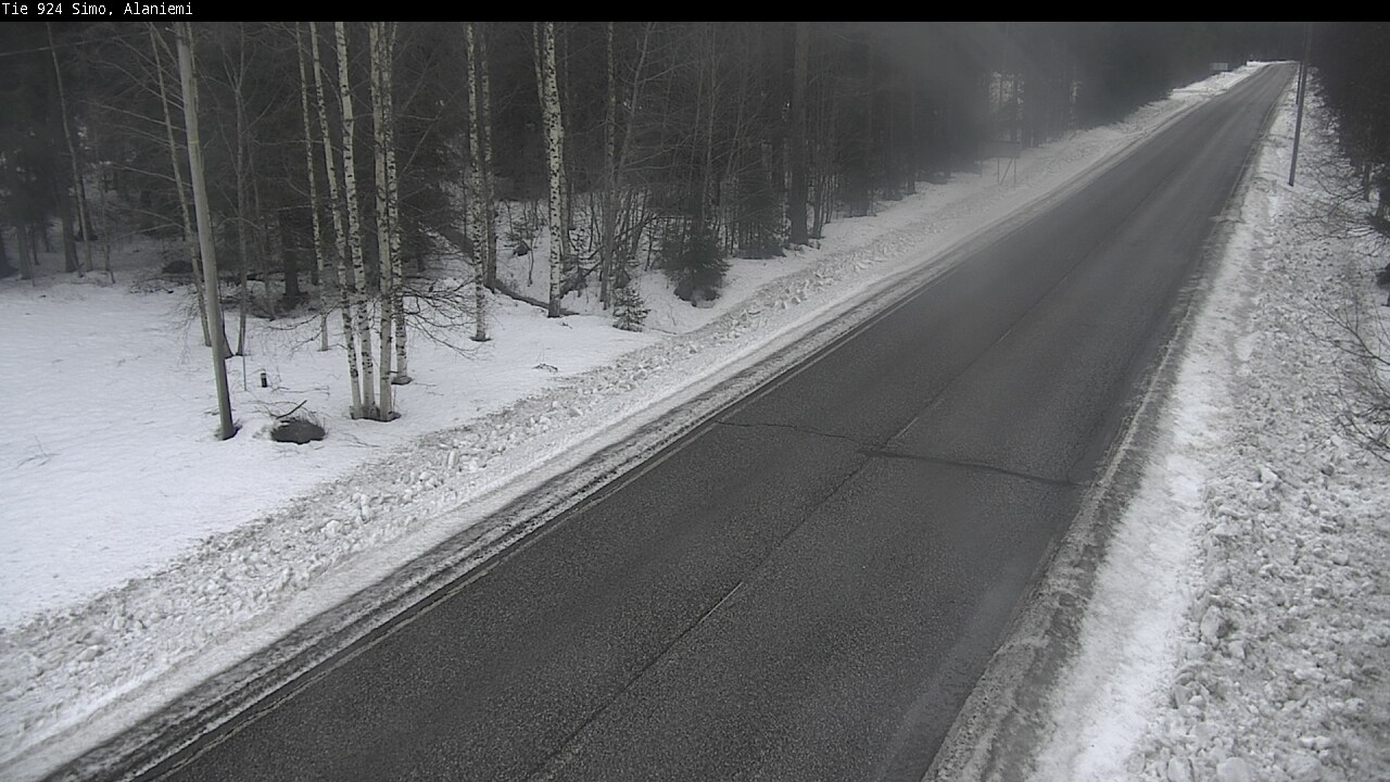 Kelikamerat Kuva Tie 924 Simo, Alaniemi, Simo, Lappi