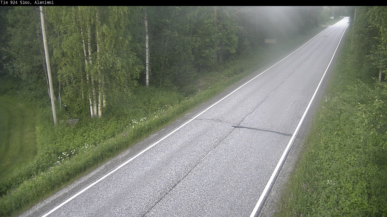 Weather Camera Image Väg 924 Simo, Alaniemi, Simo, Lappi