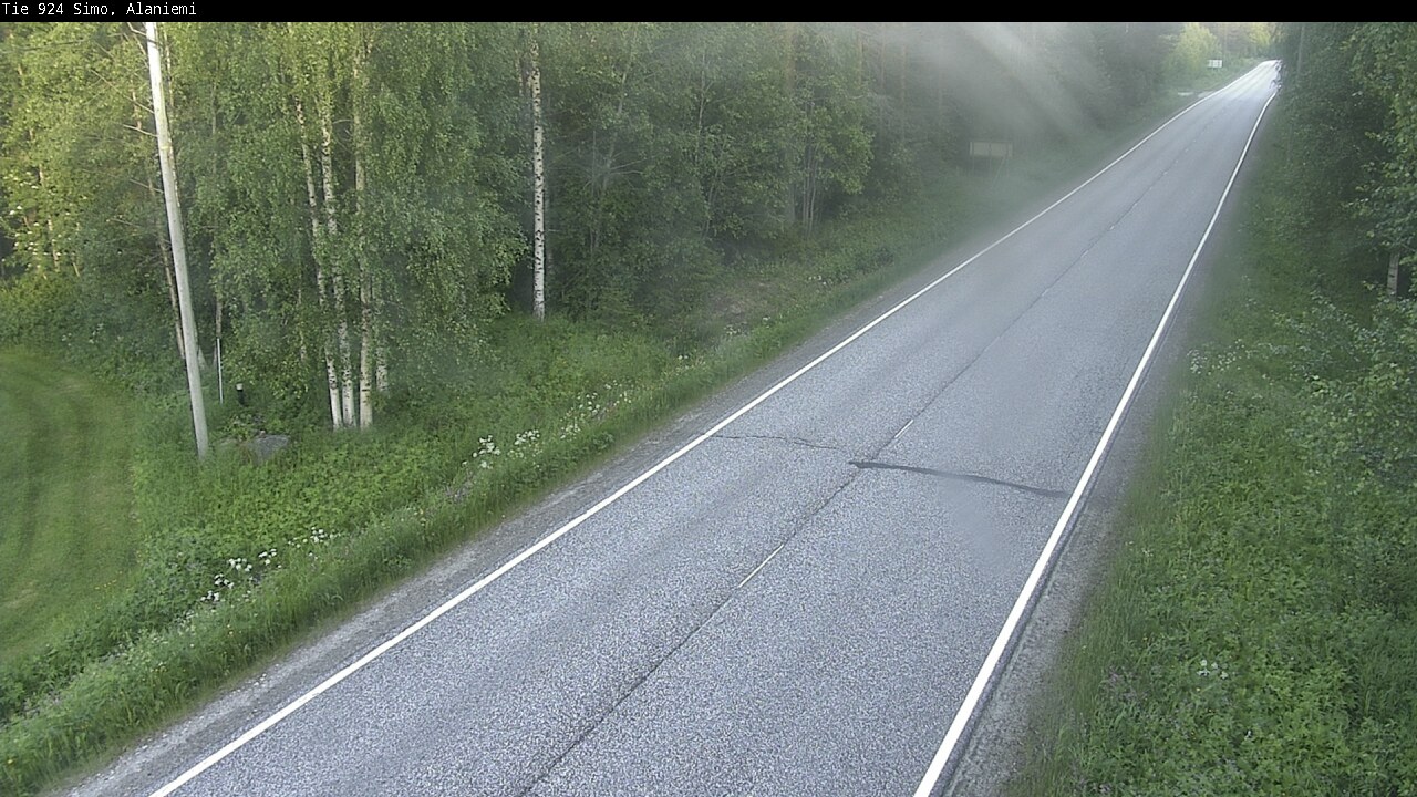 Weather Camera Image Väg 924 Simo, Alaniemi, Simo, Lappi