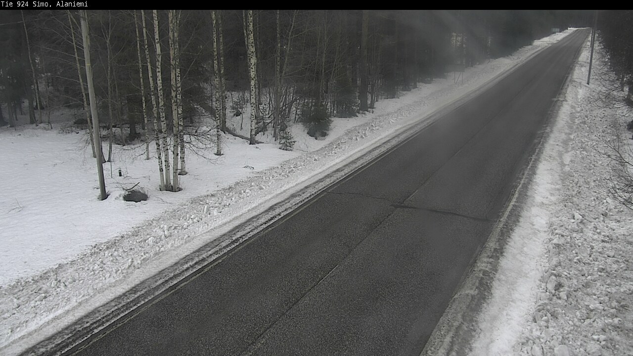 Kelikamerat Kuva Tie 924 Simo, Alaniemi, Simo, Lappi