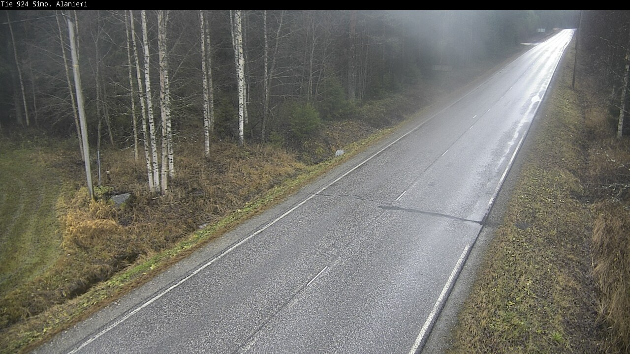 Kelikamerat Kuva Tie 924 Simo, Alaniemi, Simo, Lappi