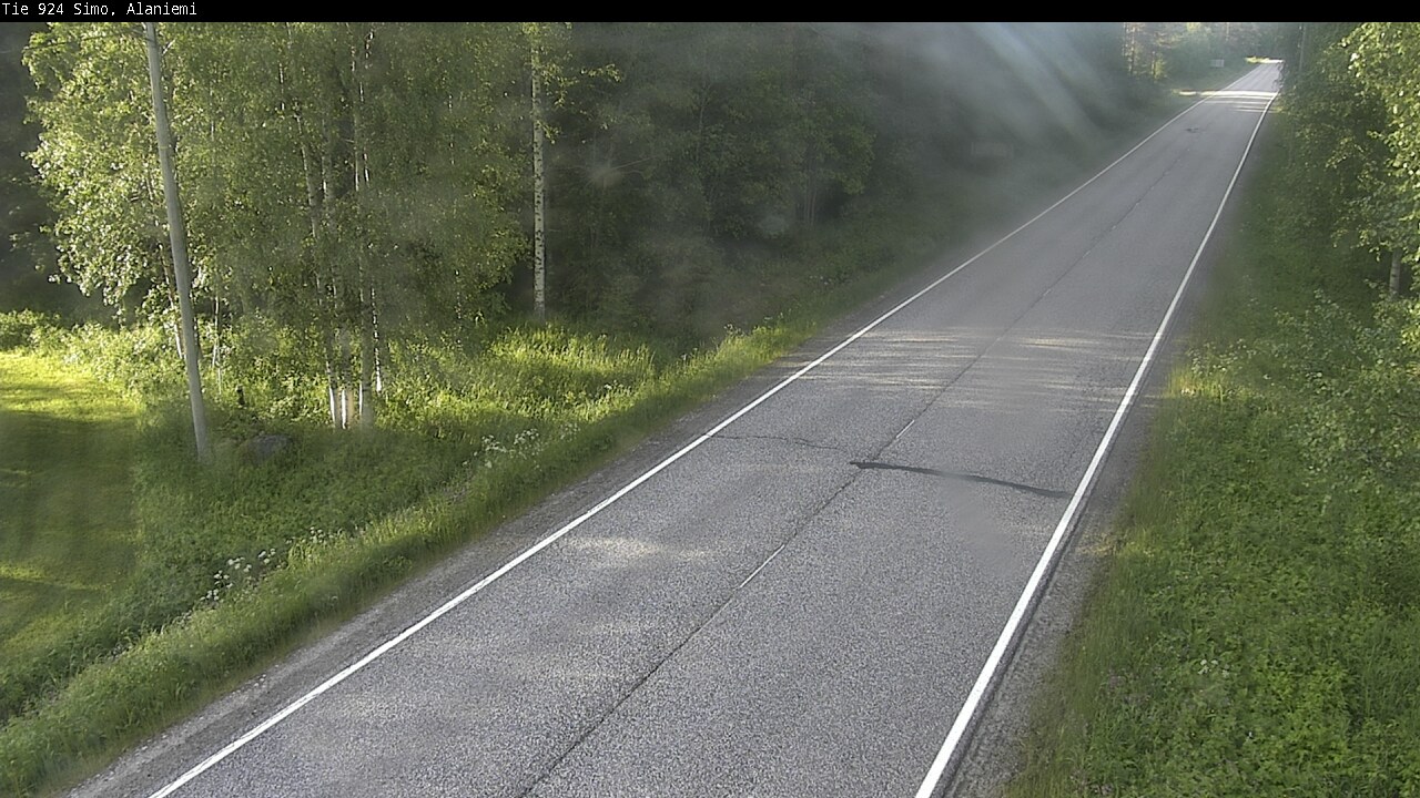 Weather Camera Image Väg 924 Simo, Alaniemi, Simo, Lappi