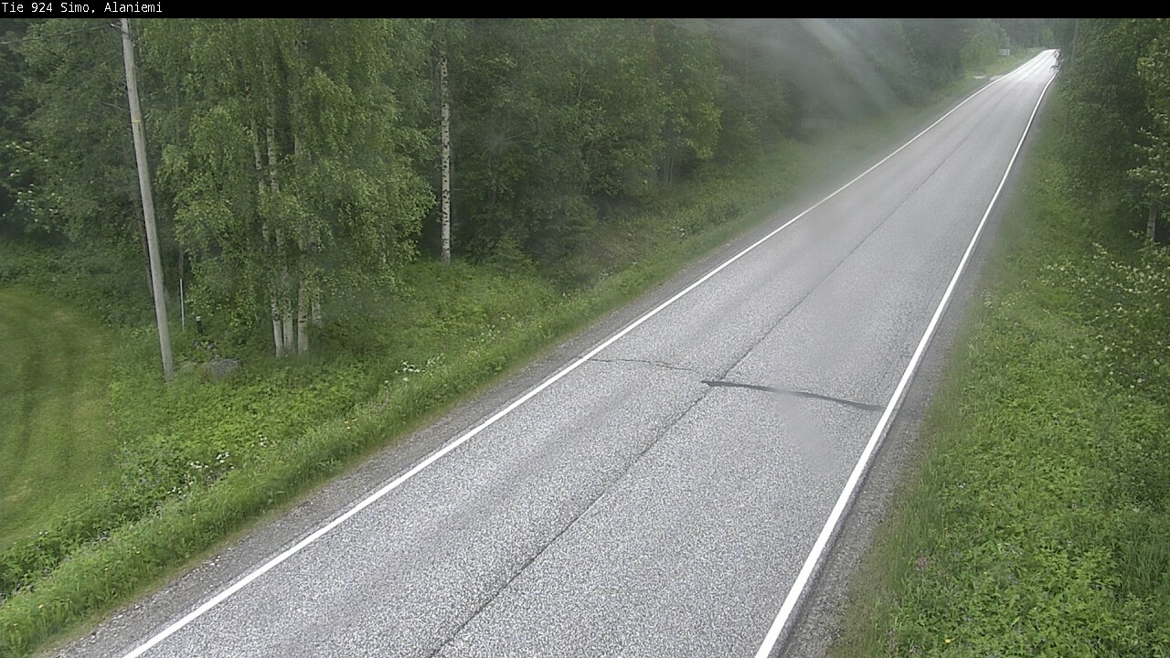 Kelikamerat Kuva Tie 924 Simo, Alaniemi, Simo, Lappi
