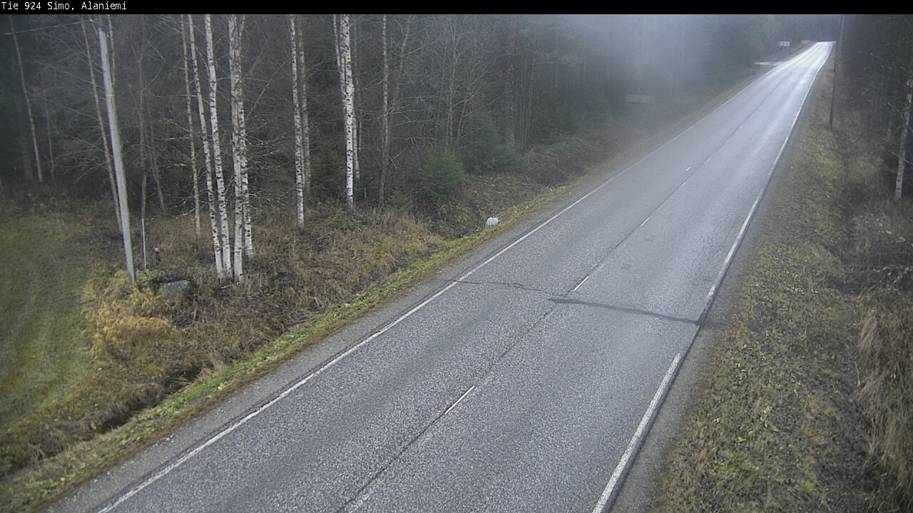 Kelikamerat Kuva Tie 924 Simo, Alaniemi, Simo, Lappi
