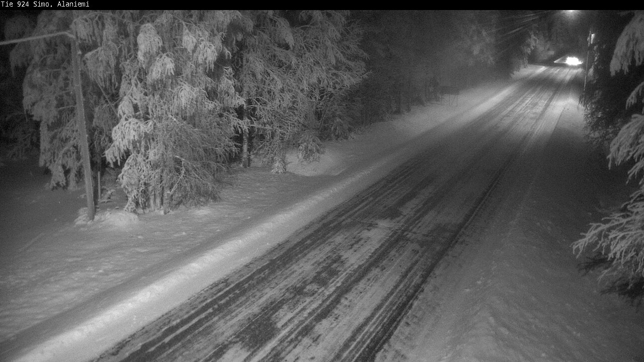 Kelikamerat Kuva Tie 924 Simo, Alaniemi, Simo, Lappi