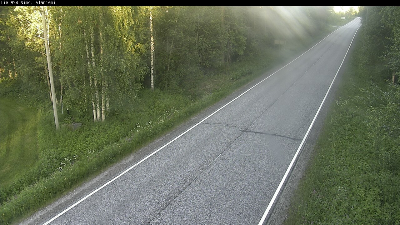 Weather Camera Image Väg 924 Simo, Alaniemi, Simo, Lappi