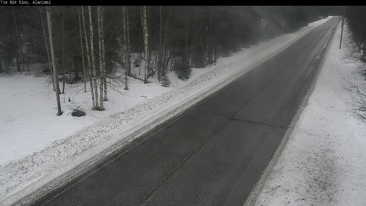 Kelikamerat Kuva Tie 924 Simo, Alaniemi, Simo, Lappi