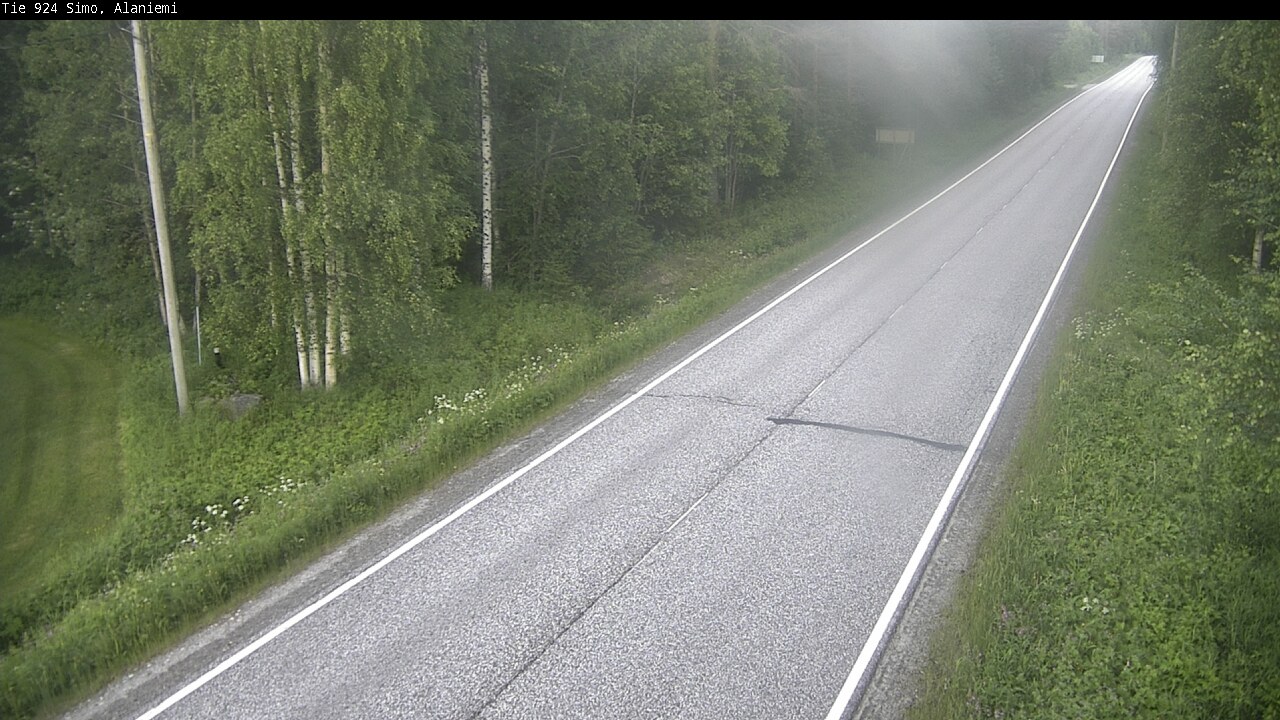 Weather Camera Image Väg 924 Simo, Alaniemi, Simo, Lappi