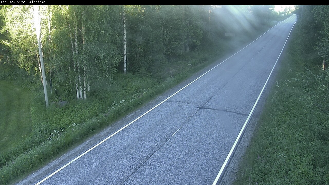Weather Camera Image Väg 924 Simo, Alaniemi, Simo, Lappi