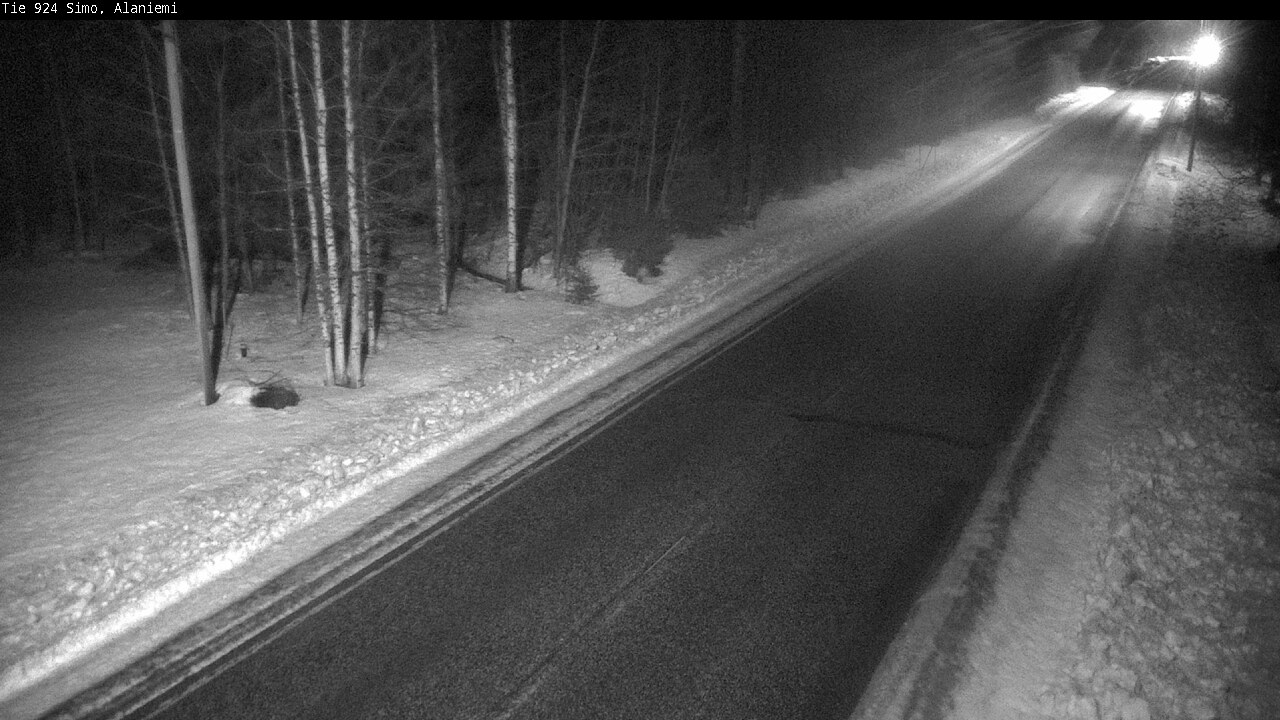 Kelikamerat Kuva Tie 924 Simo, Alaniemi, Simo, Lappi