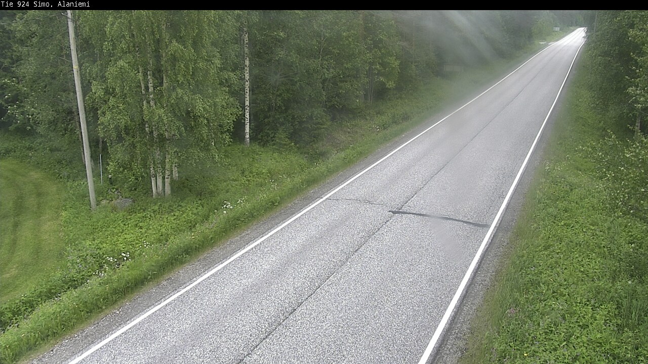 Kelikamerat Kuva Tie 924 Simo, Alaniemi, Simo, Lappi
