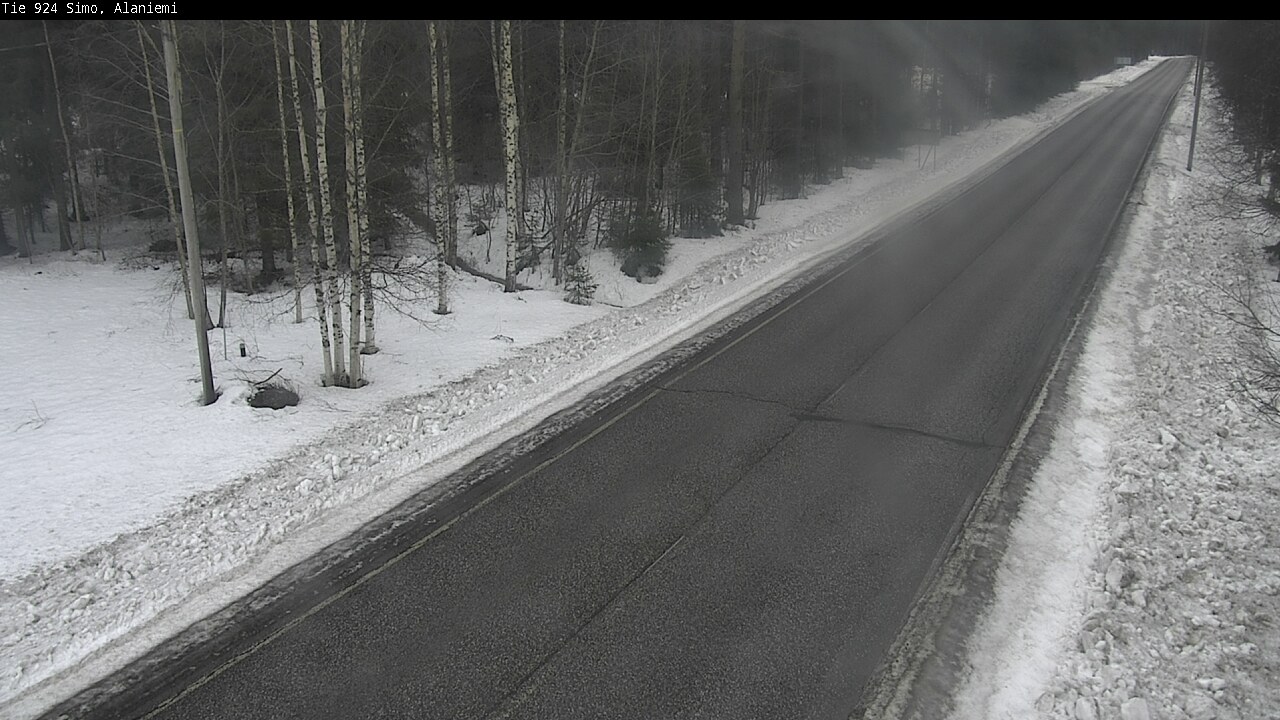 Weather Camera Image Väg 924 Simo, Alaniemi, Simo, Lappi