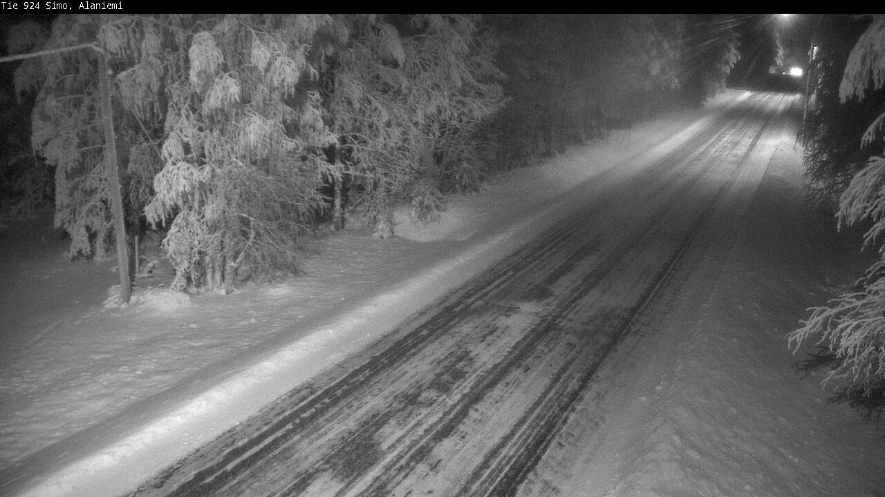 Kelikamerat Kuva Tie 924 Simo, Alaniemi, Simo, Lappi