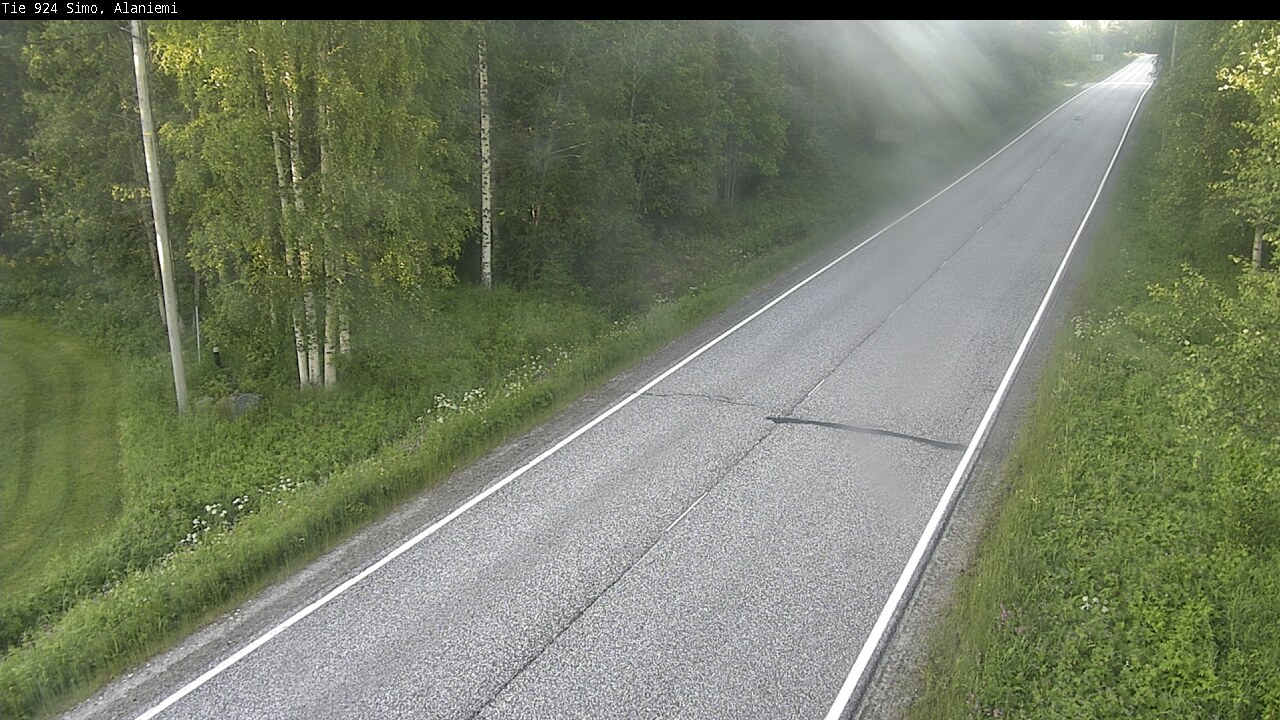 Weather Camera Image Väg 924 Simo, Alaniemi, Simo, Lappi