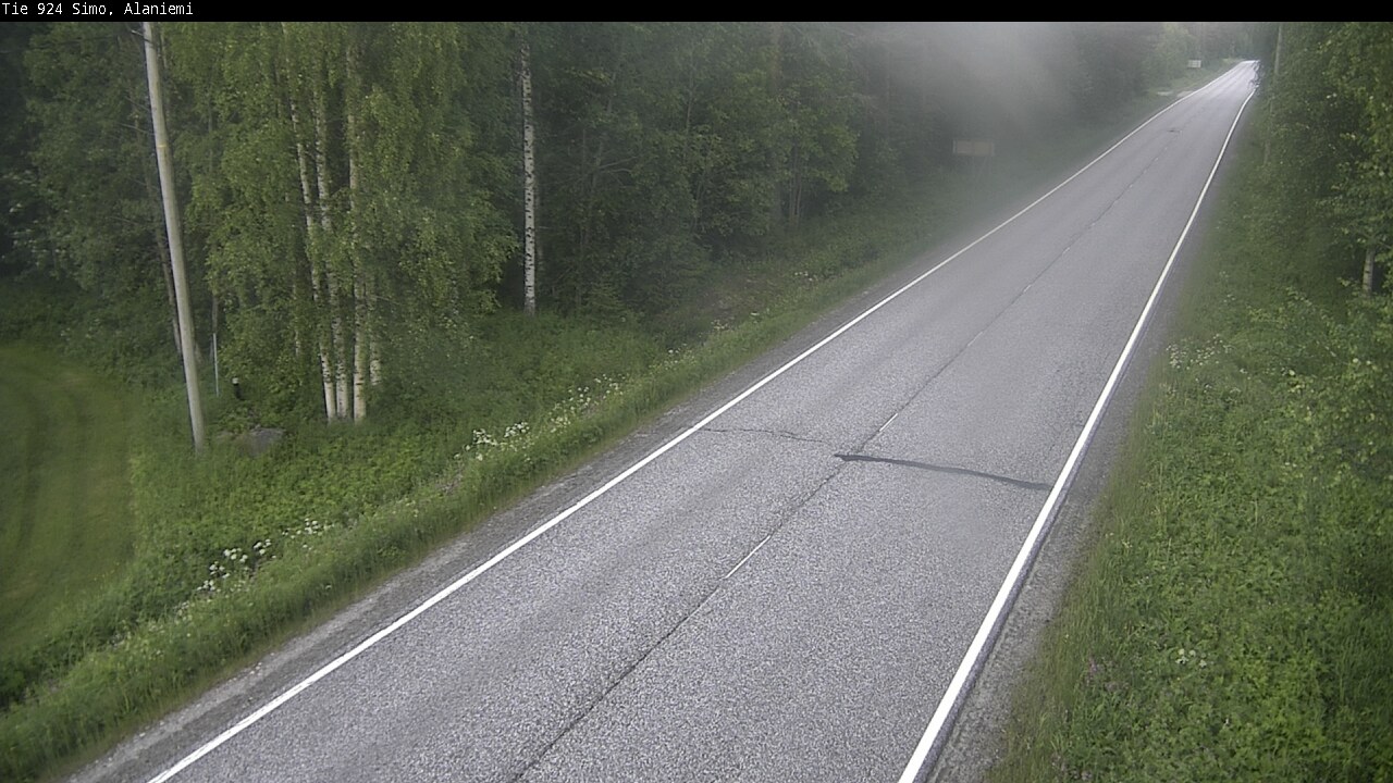 Weather Camera Image Väg 924 Simo, Alaniemi, Simo, Lappi