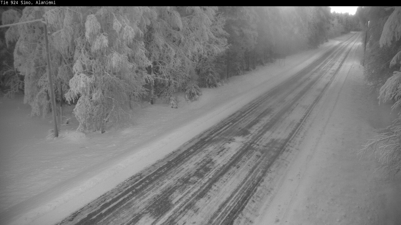 Kelikamerat Kuva Tie 924 Simo, Alaniemi, Simo, Lappi
