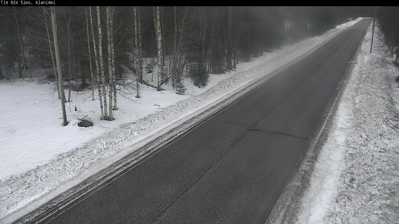 Kelikamerat Kuva Tie 924 Simo, Alaniemi, Simo, Lappi