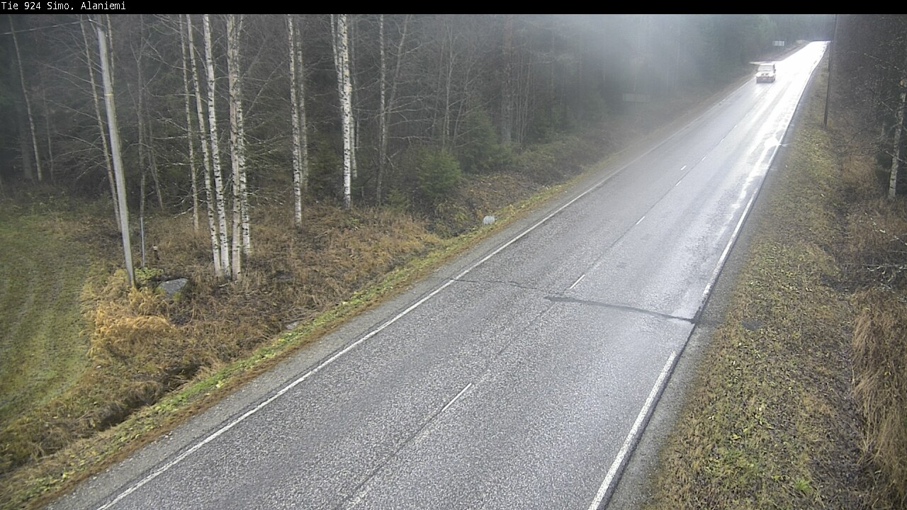 Kelikamerat Kuva Tie 924 Simo, Alaniemi, Simo, Lappi