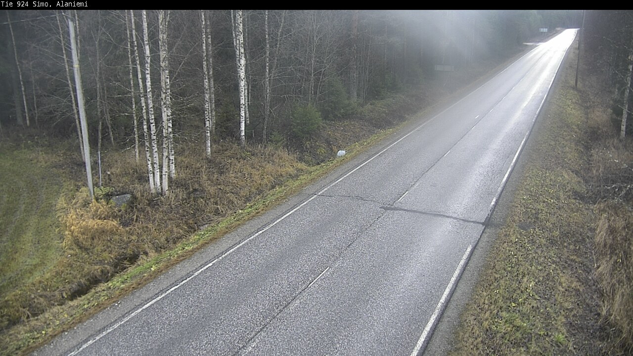 Kelikamerat Kuva Tie 924 Simo, Alaniemi, Simo, Lappi