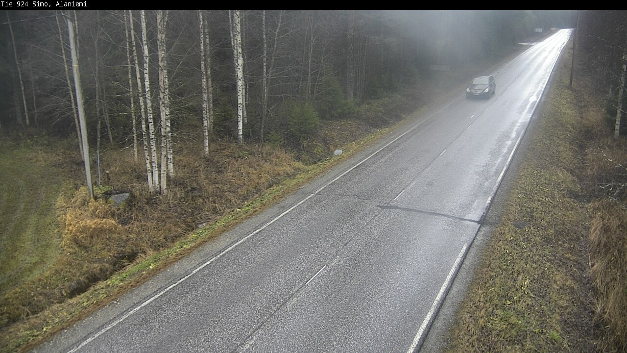 Kelikamerat Kuva Tie 924 Simo, Alaniemi, Simo, Lappi