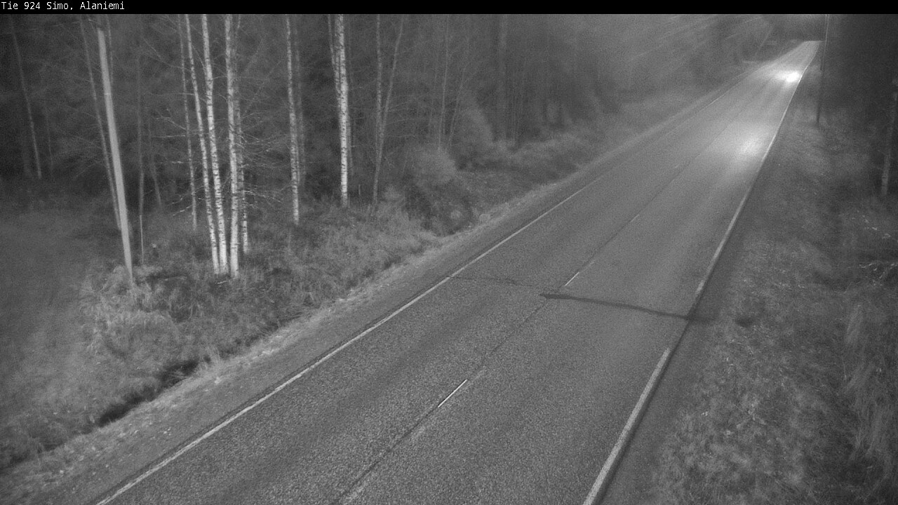 Kelikamerat Kuva Tie 924 Simo, Alaniemi, Simo, Lappi